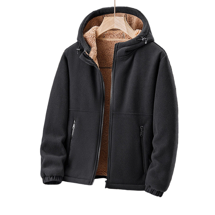 Redwood | Heren fleece jas met capuchon en voering