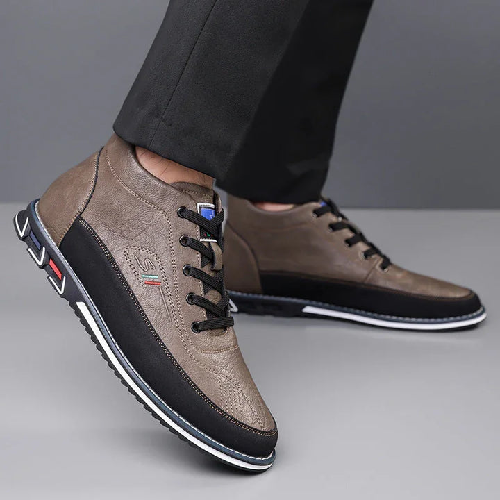 Heren sneakers | Oxford hi-top schoenen barefoot stijl