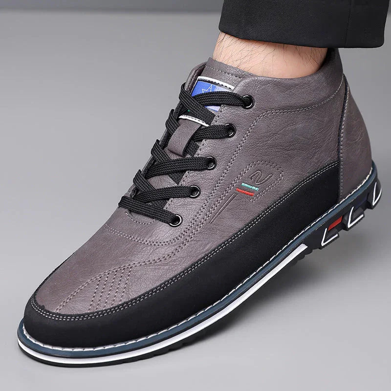 Heren sneakers | Oxford hi-top schoenen barefoot stijl