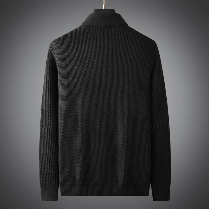 Lunaro Cardigan | Stijlvolle heren vest met sjaalkraag