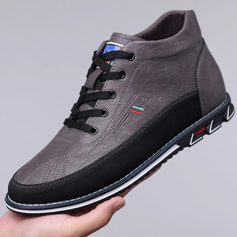 Heren sneakers | Oxford hi-top schoenen barefoot stijl