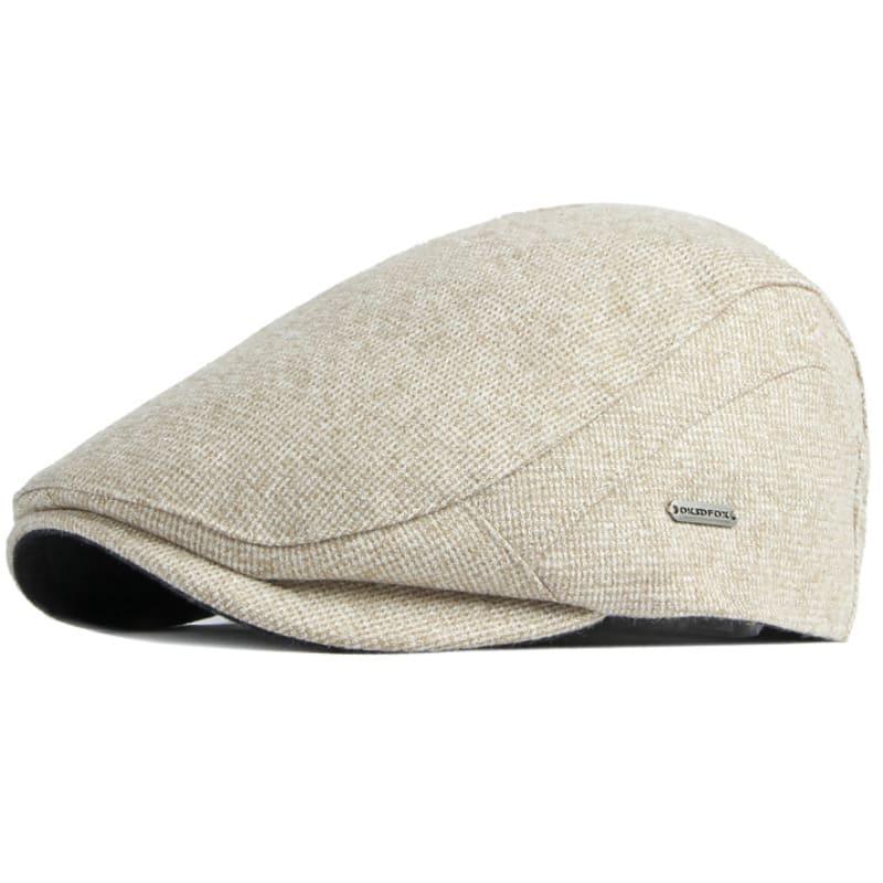 FoxCotton | Effen katoenen flat cap