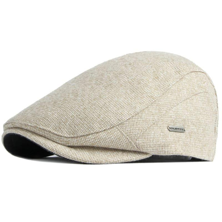 FoxCotton | Effen katoenen flat cap