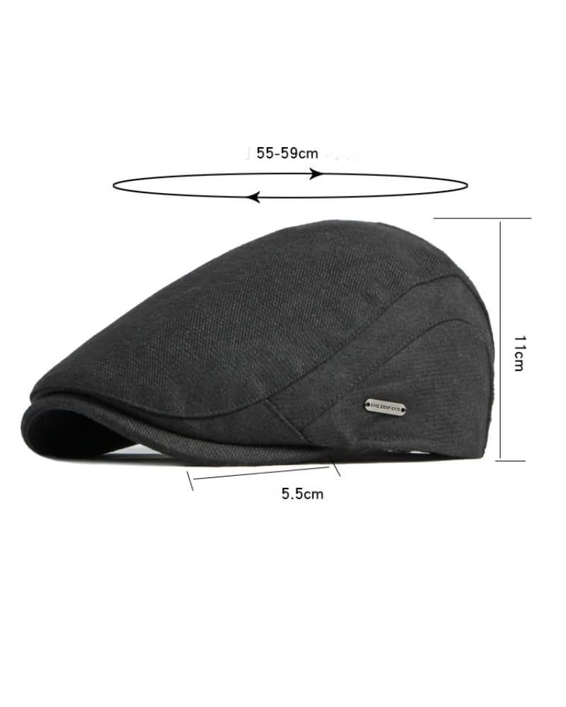 FoxCotton | Effen katoenen flat cap