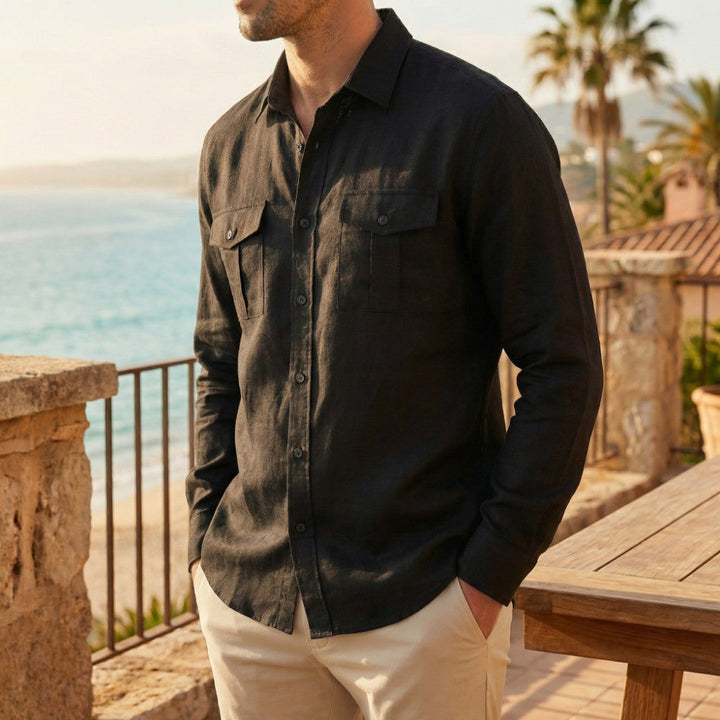 Overhemd heren | Luchtig zomer shirt