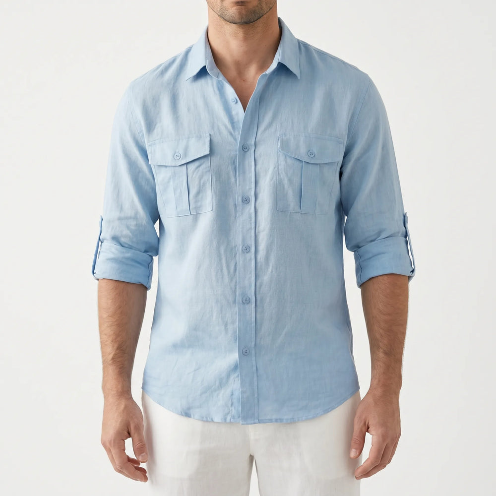 Overhemd heren | Luchtig zomer shirt