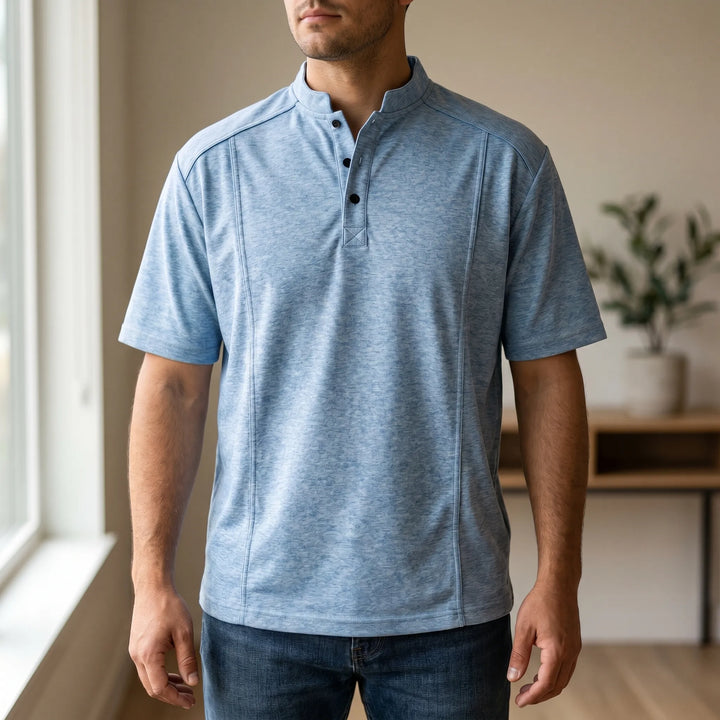 Overhemd heren | Tijdloos shirt met knopen