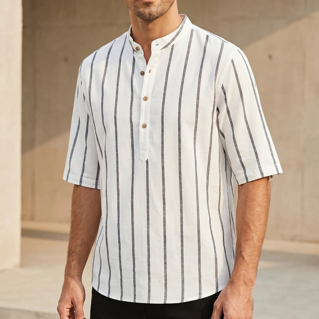 Overhemd heren | Trendy gestreept shirt