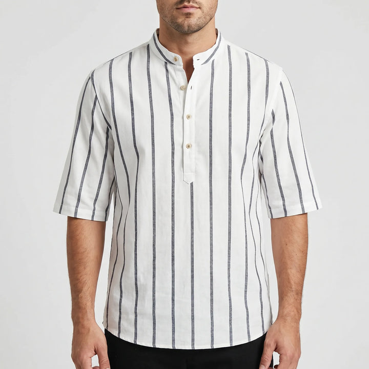 Overhemd heren | Trendy gestreept shirt