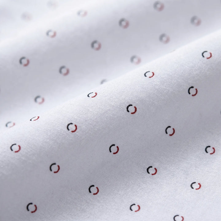 Overhemd heren | Zomer overhemd met subtiele print