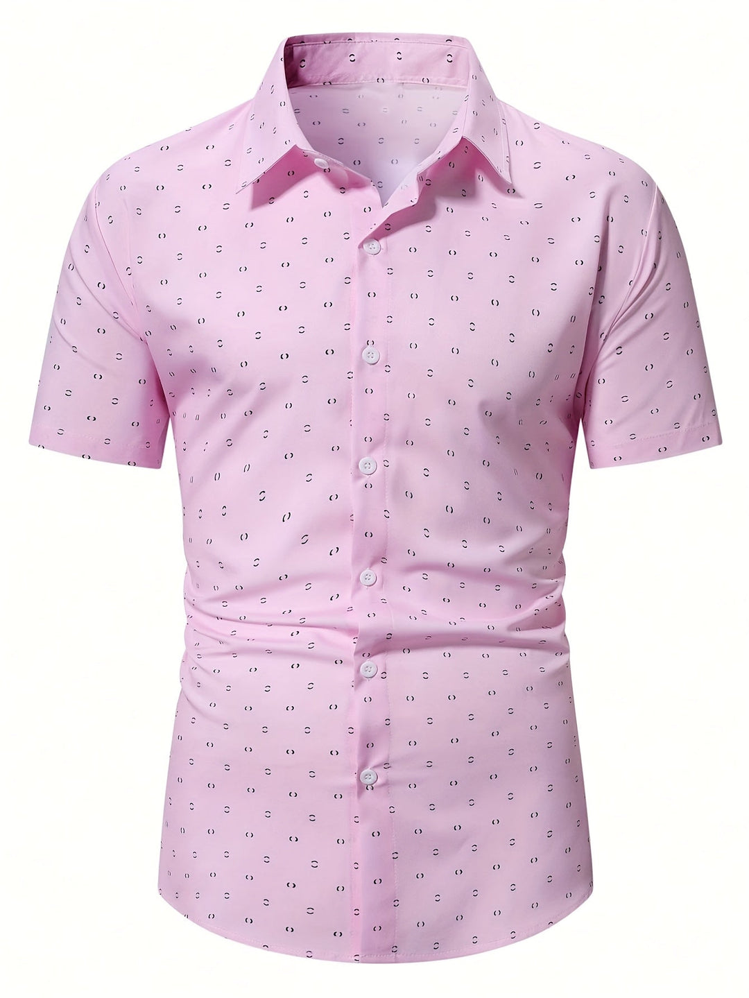 Overhemd heren | Zomer overhemd met subtiele print