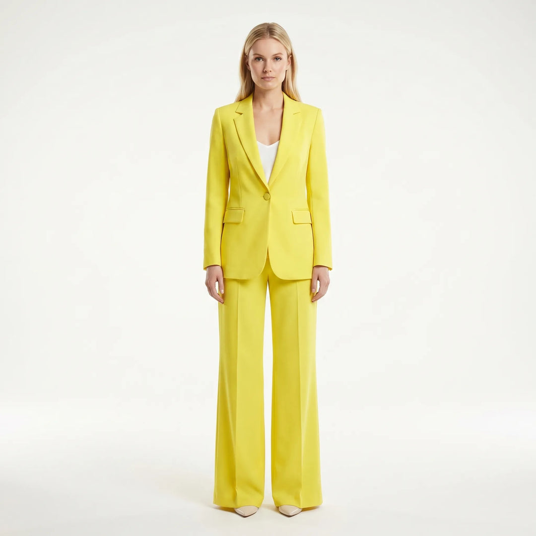 Pak dames | Elegante 2 delige blazer set met lange mouw