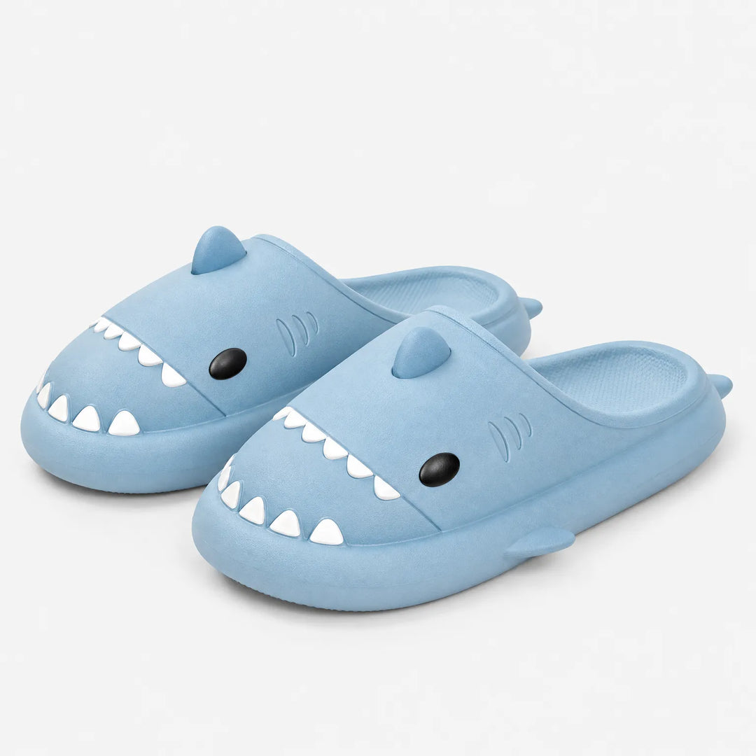 Pantoffels | Warme haaien slippers met zachte voering