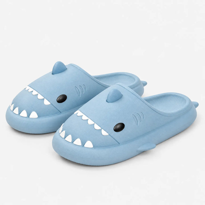 Pantoffels | Warme haaien slippers met zachte voering