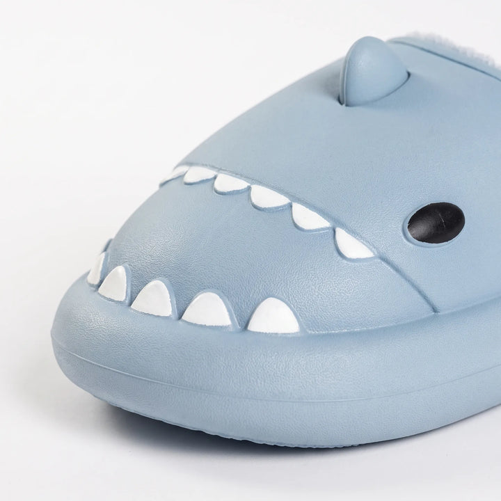 Pantoffels | Warme haaien slippers met zachte voering