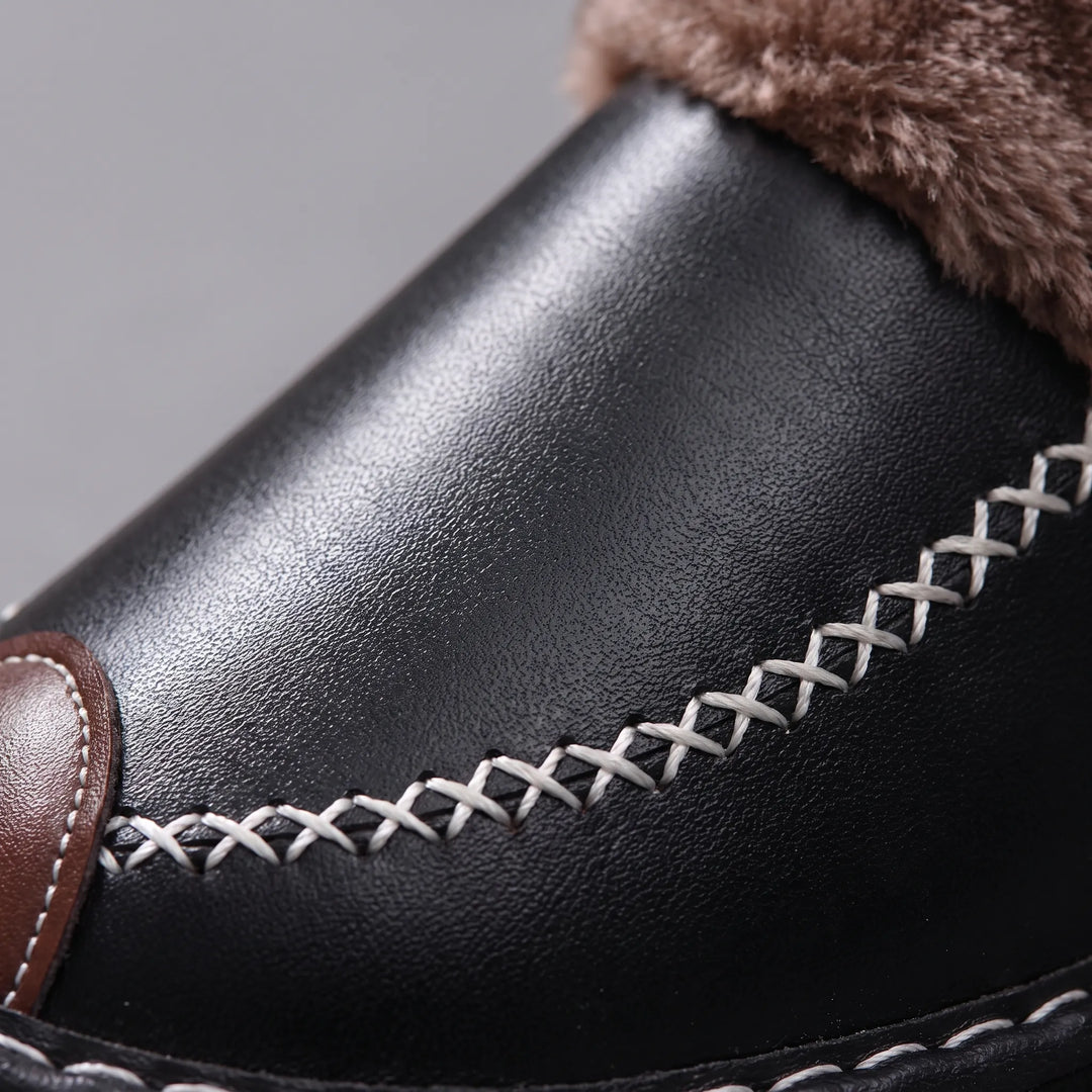 Pantoffels dames | Warme gevoerde pantoffels met open hiel