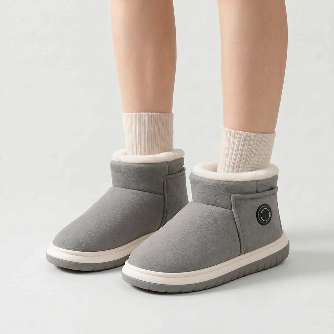 Pantoffels dames | Warme hoge pantoffels met zachte voering