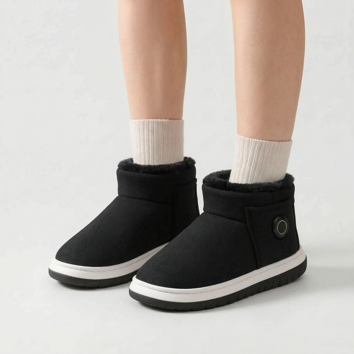Pantoffels dames | Warme hoge pantoffels met zachte voering
