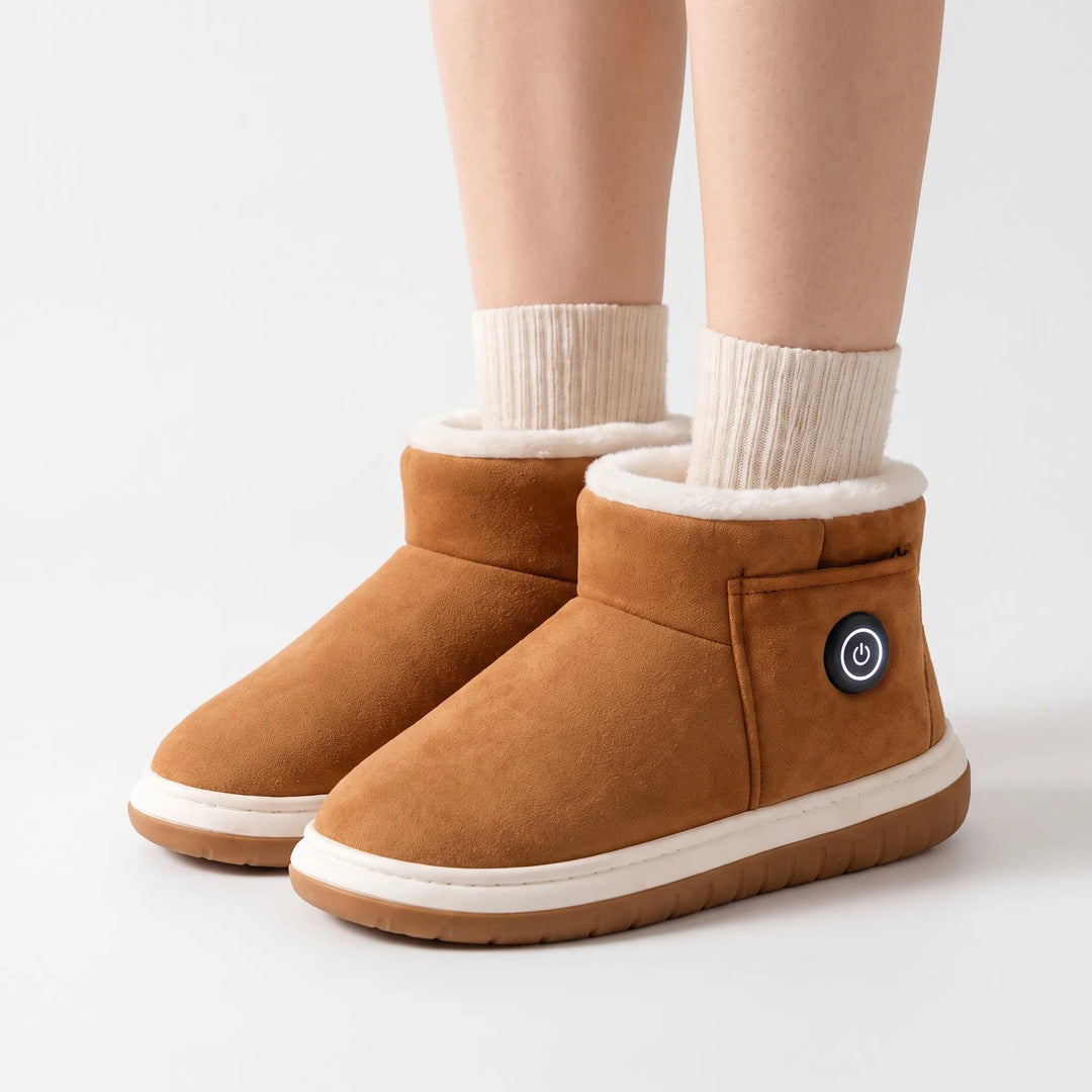 Pantoffels dames | Warme hoge pantoffels met zachte voering