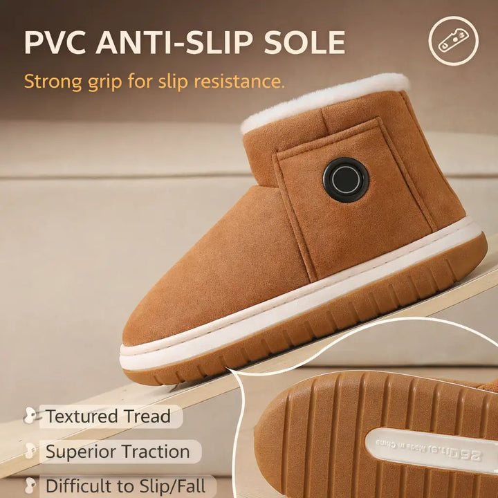 Pantoffels dames | Warme hoge pantoffels met zachte voering