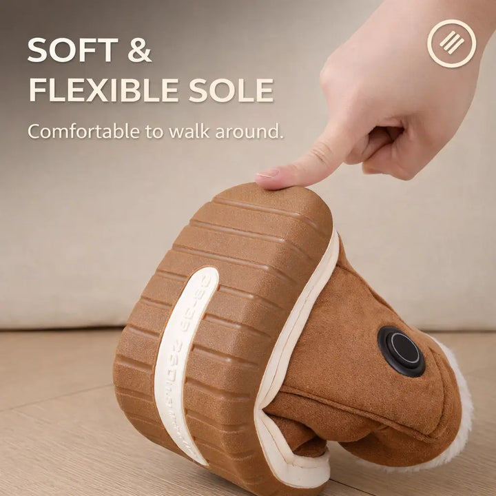 Pantoffels dames | Warme hoge pantoffels met zachte voering