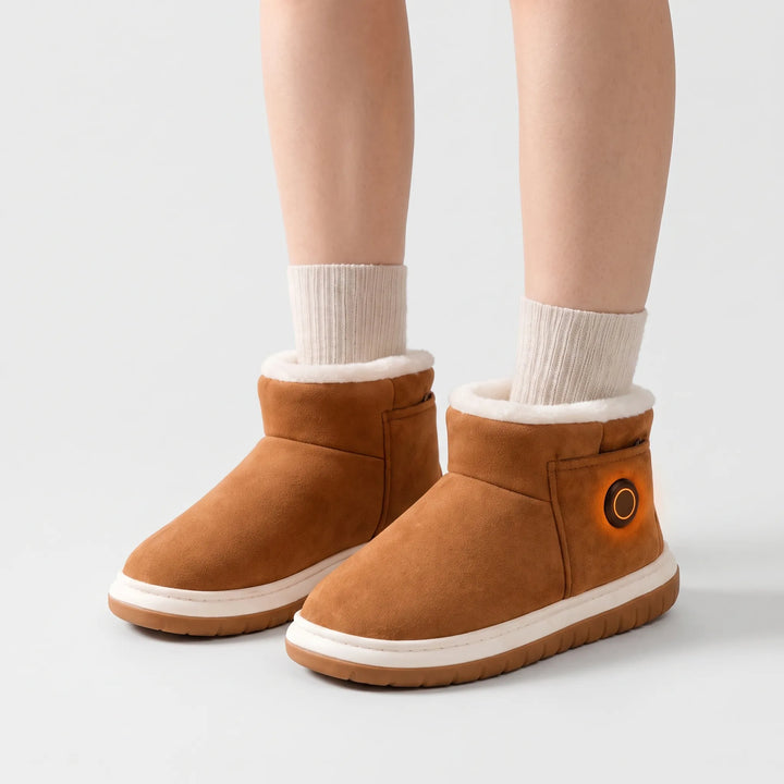 Pantoffels dames | Warme hoge pantoffels met zachte voering