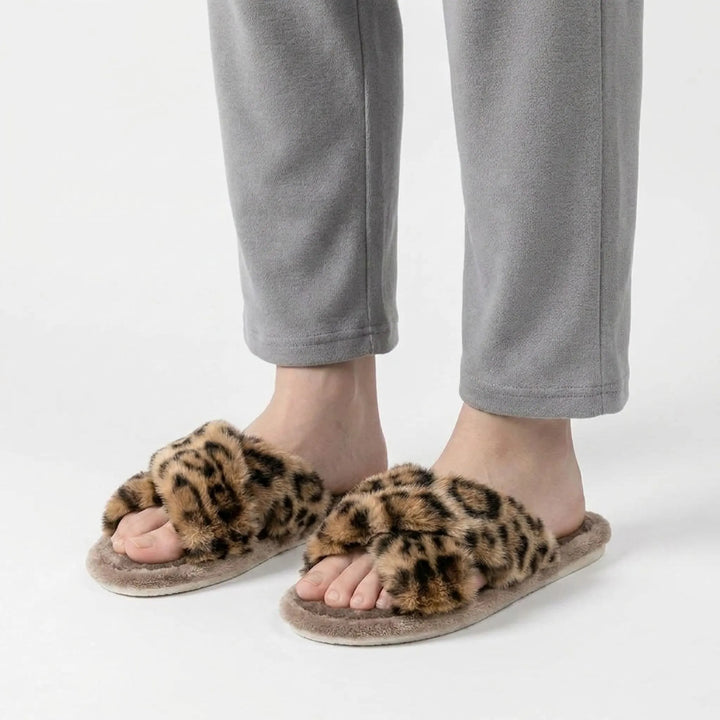 Pantoffels dames | Zachte fluffy pantoffels 