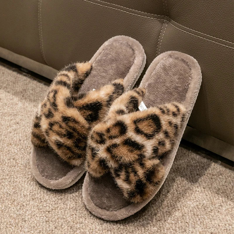 Pantoffels dames | Zachte fluffy pantoffels 