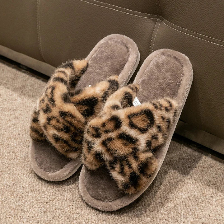 Pantoffels dames | Zachte fluffy pantoffels 