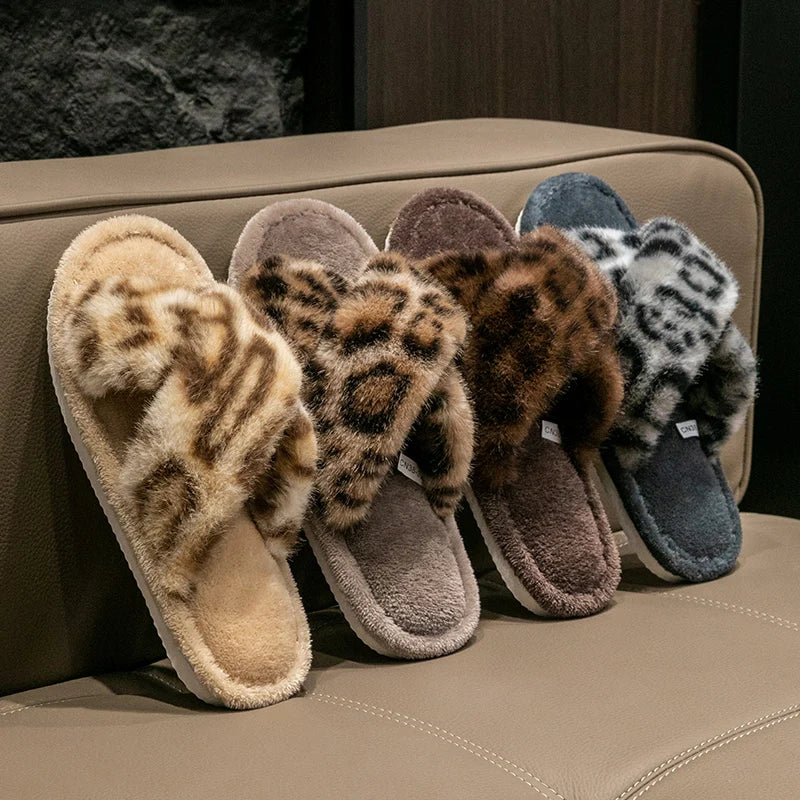 Pantoffels dames | Zachte fluffy pantoffels 
