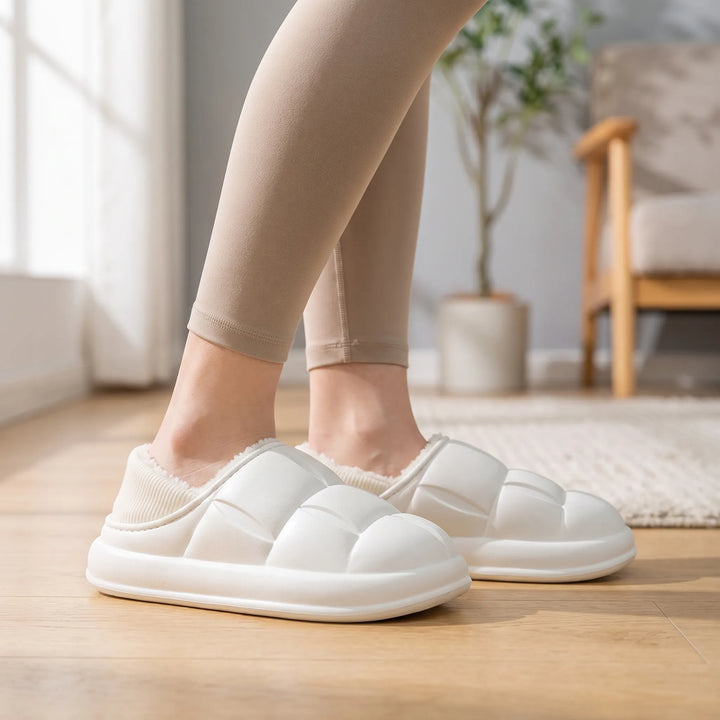 Pantoffels heren | Warme gevoerde pantoffels met antislipzool