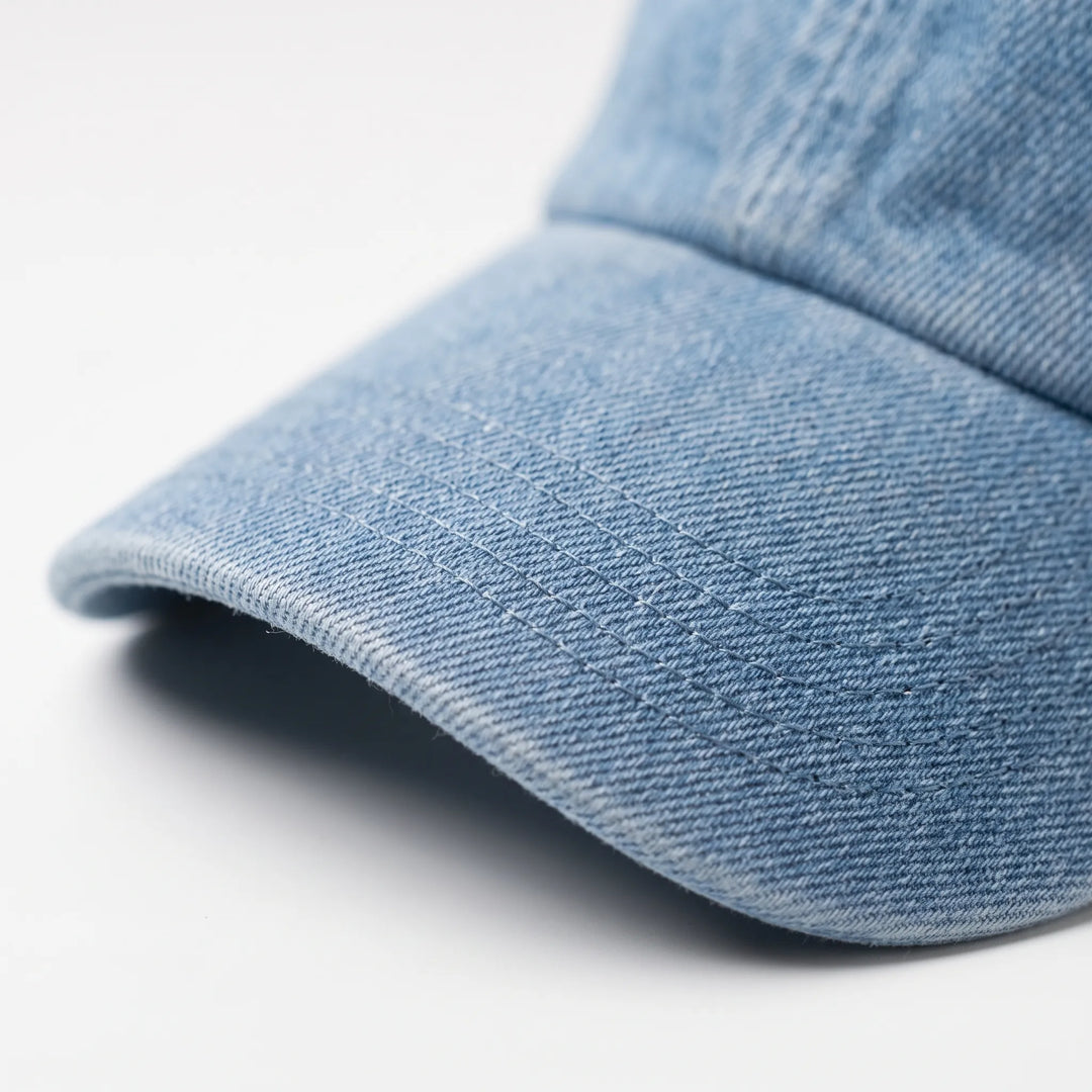Pet heren | Denim cap met verstelbare sluiting