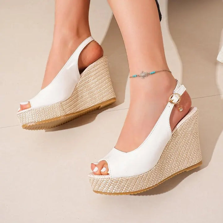 Plateau sandalen | Comfortsandalen met sleehak