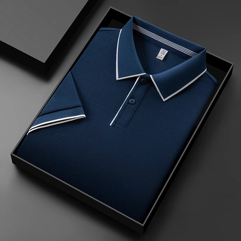 Polo heren | Casual gebreide polo