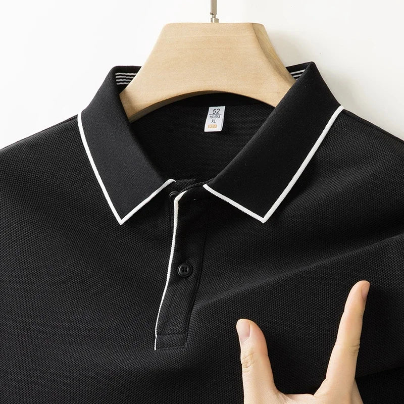 Polo heren | Casual gebreide polo
