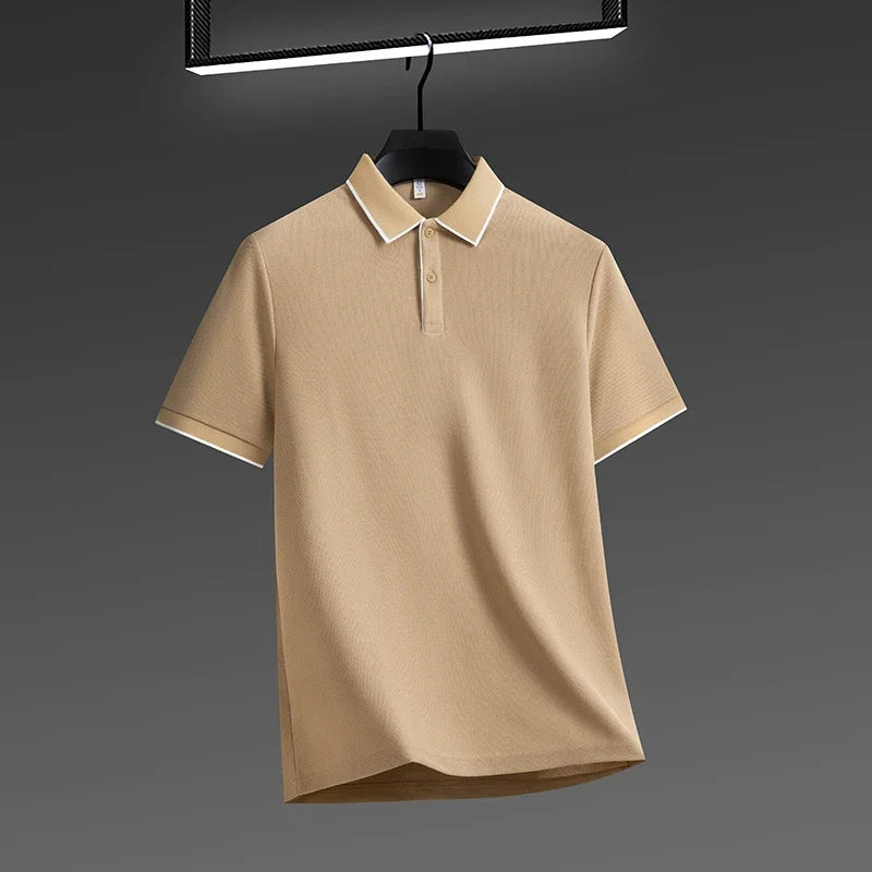 Polo heren | Casual gebreide polo