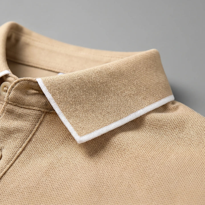 Polo heren | Casual gebreide polo