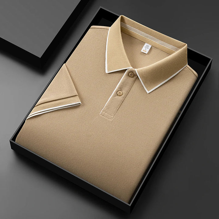 Polo heren | Casual gebreide polo