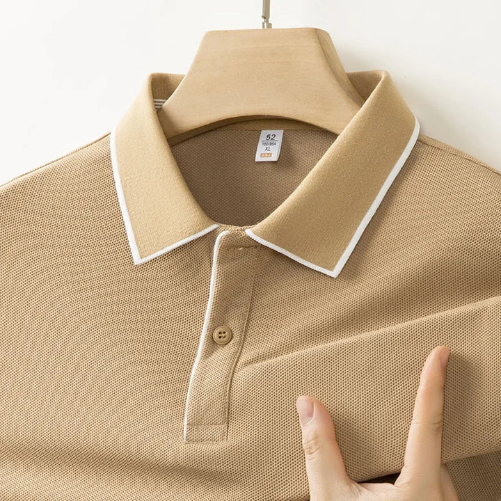 Polo heren | Casual gebreide polo