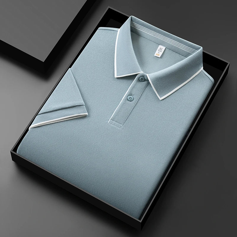 Polo heren | Casual gebreide polo