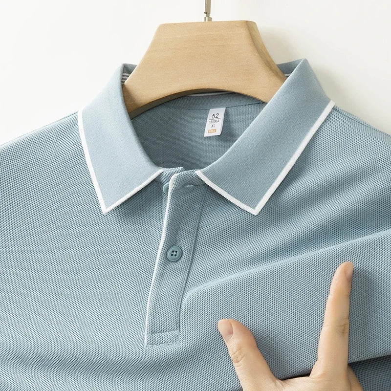 Polo heren | Casual gebreide polo