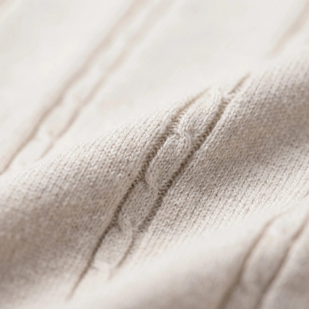 Polo heren | Luxe gebreide polo met kraag