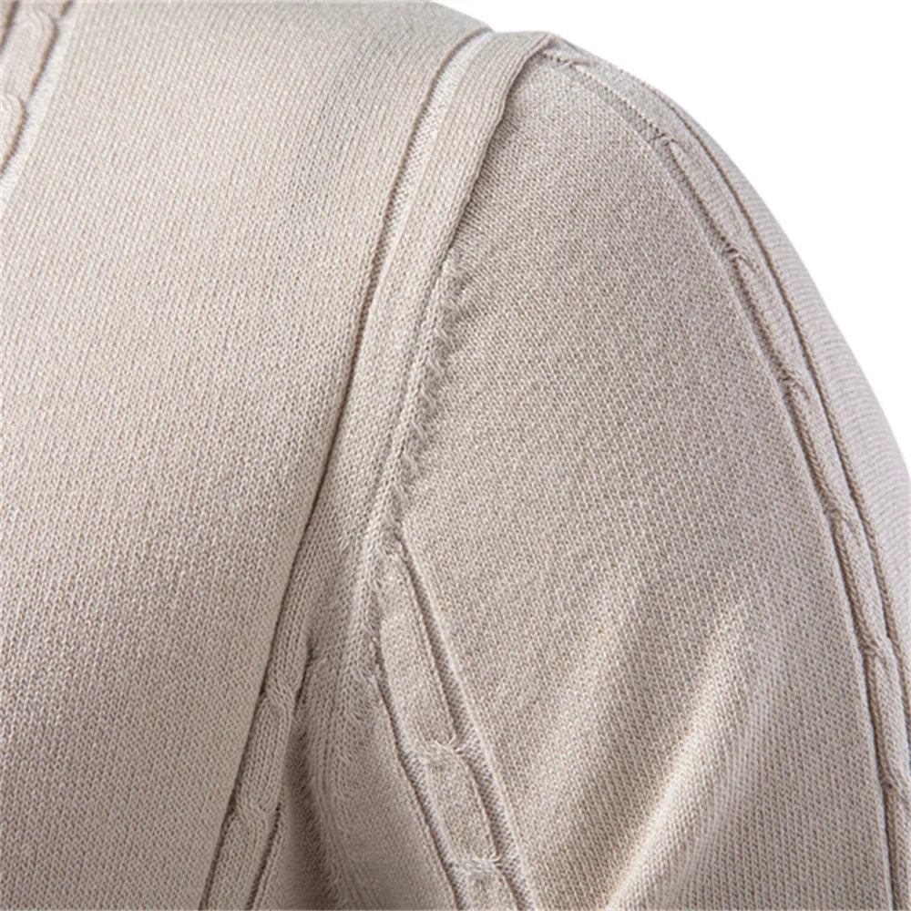 Polo heren | Luxe gebreide polo met kraag