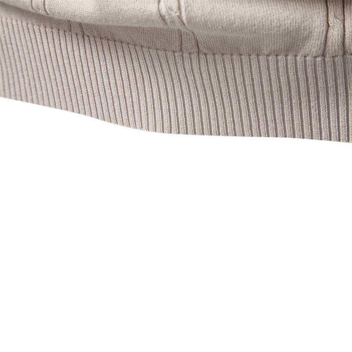 Polo heren | Luxe gebreide polo met kraag