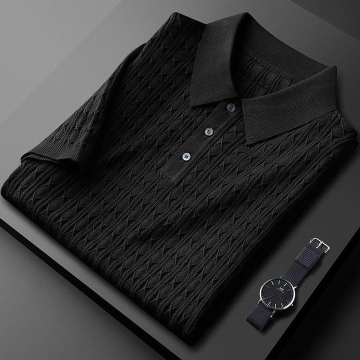 Polo heren | Premium polo met korte mouw en knopen