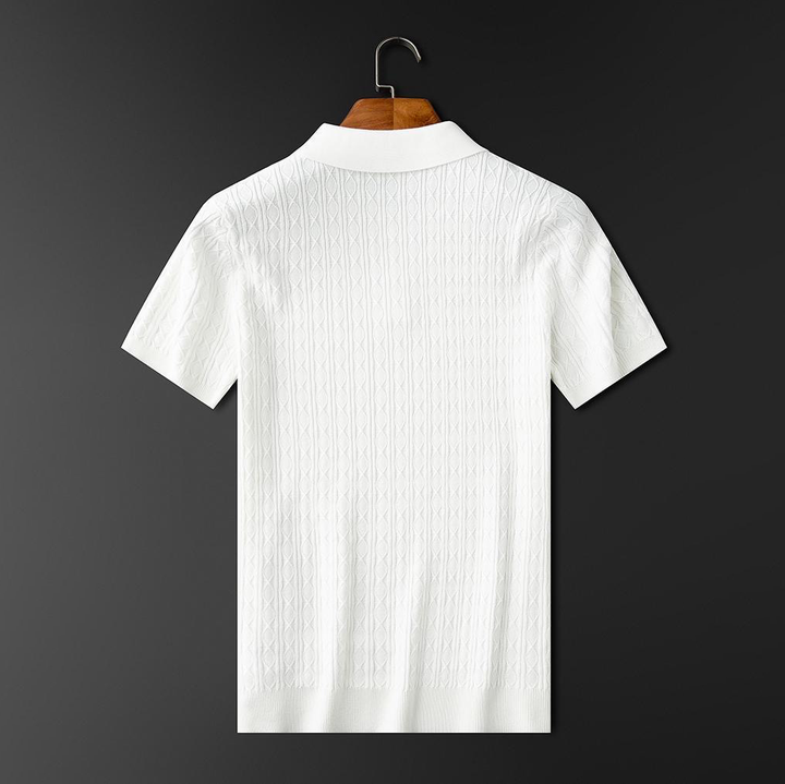 Polo heren | Premium polo met korte mouw en knopen