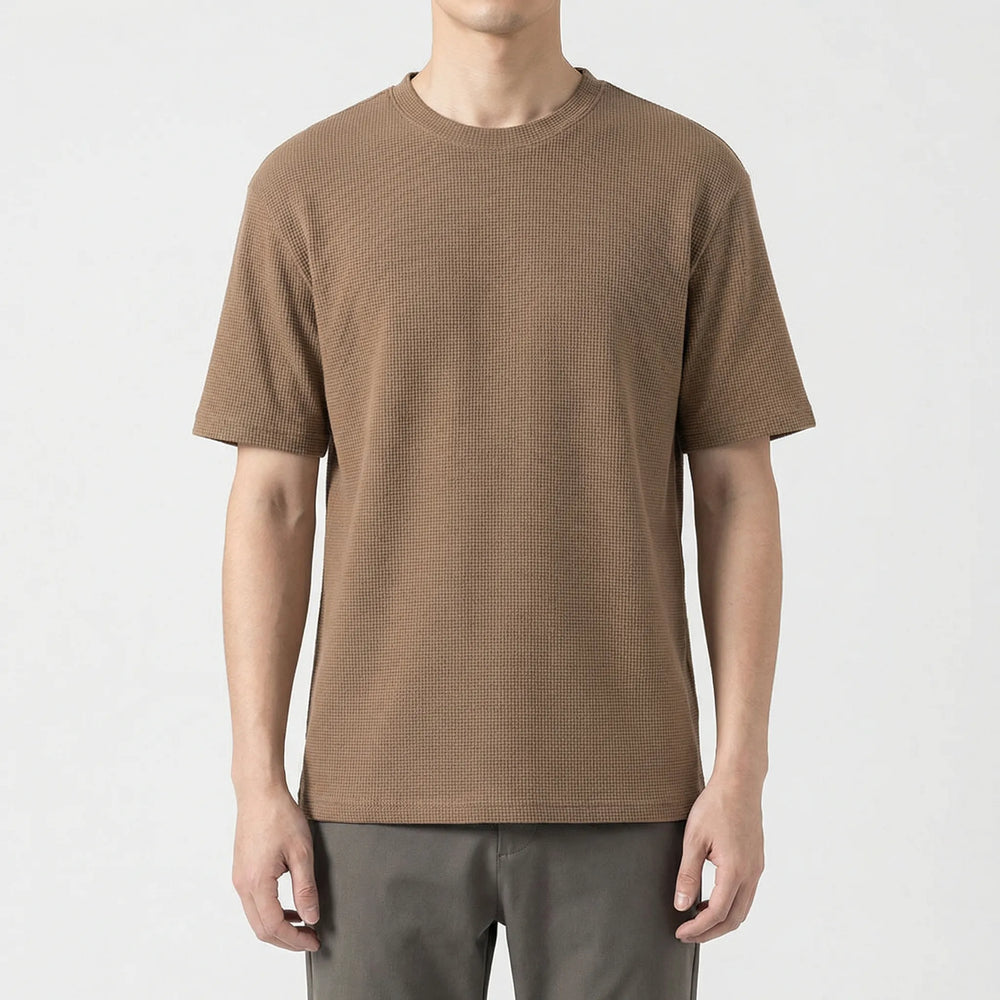 Premium Wafelstructuur T-shirt