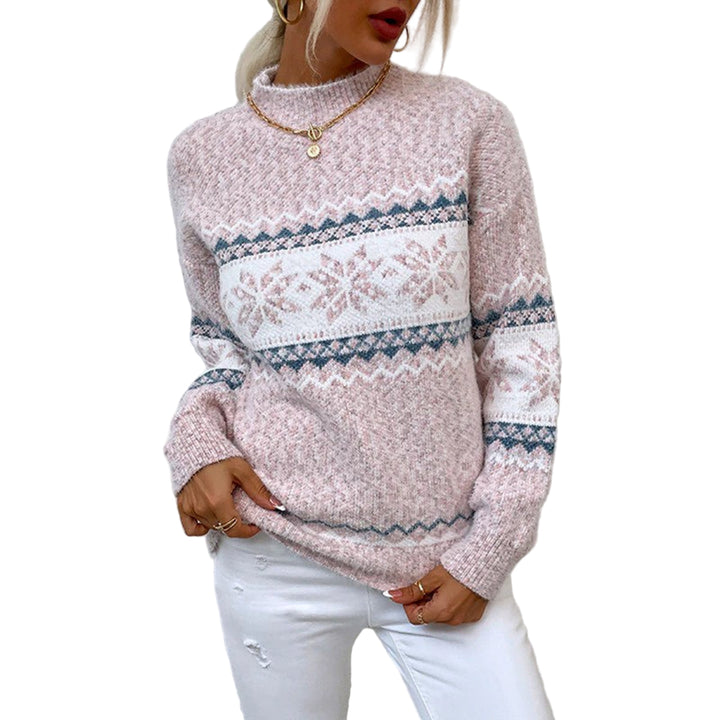 Damestrui met Scandinavisch wintermotief | Gebreid