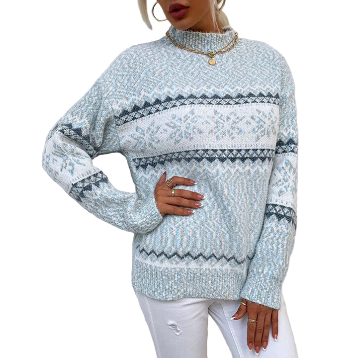 Damestrui met Scandinavisch wintermotief | Gebreid
