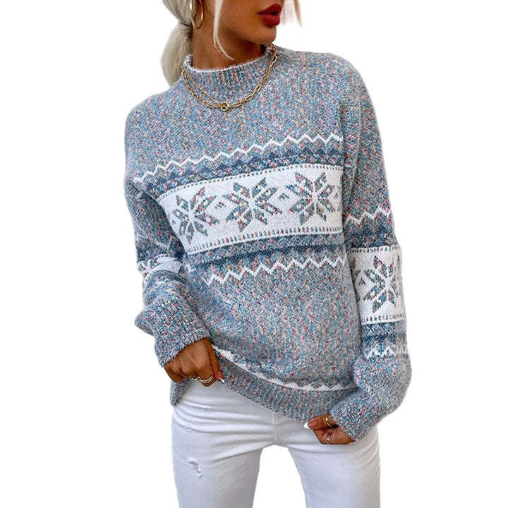 Damestrui met Scandinavisch wintermotief | Gebreid